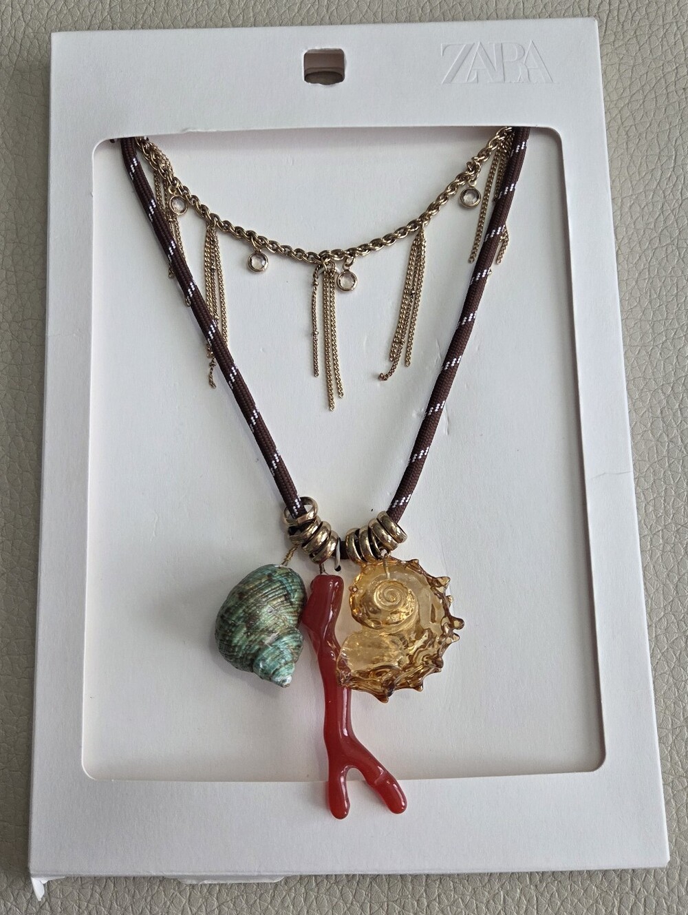 Zara Women's Nautical Boho Statement Necklace